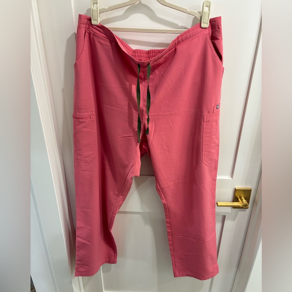 FIGS Yola Pink Skinny Scrub Pants Women’s Size 2XL